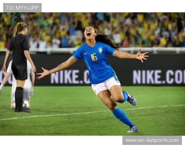 巴西女足队气势如虹，压倒一切对手，巴西女足队员